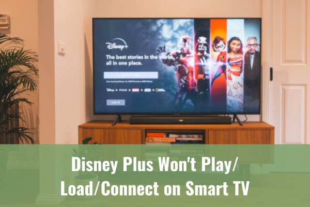 disney plus won't load on tv