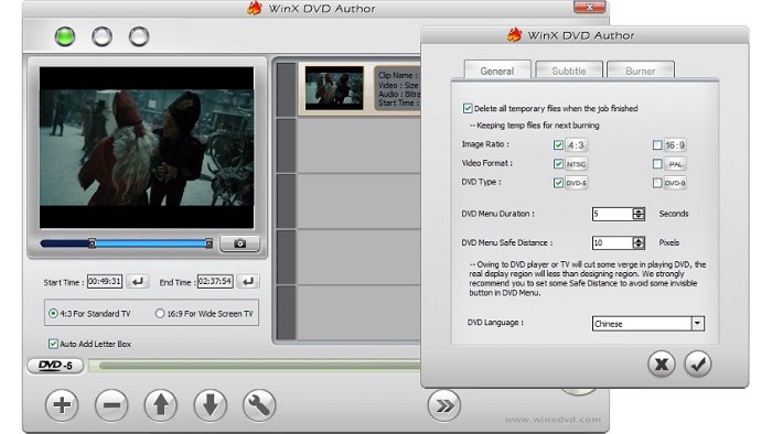 DVD Burners Windows 7: WinX DVD Author