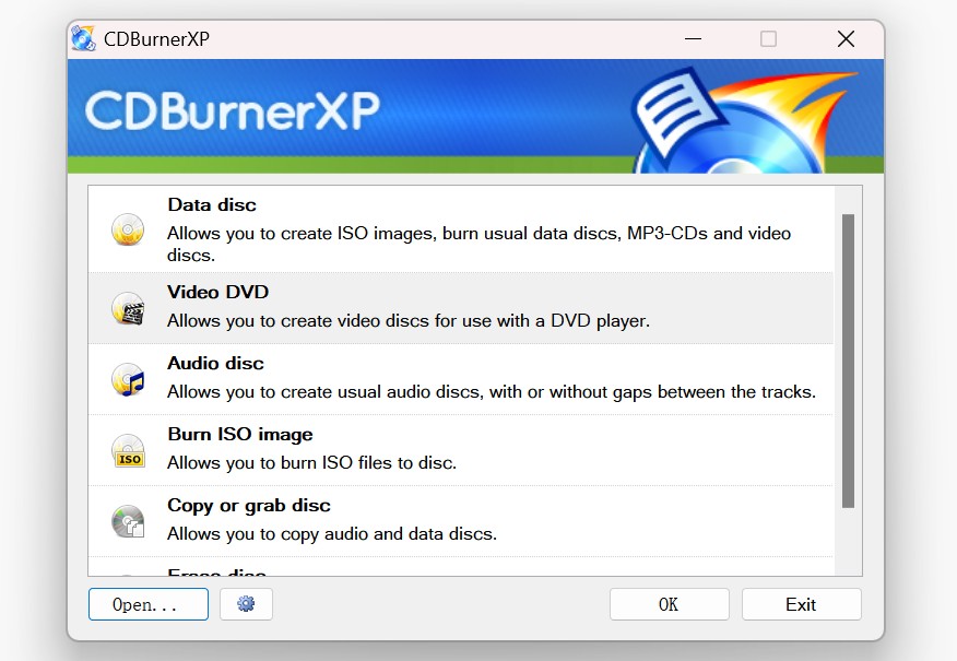 how to rip dvd to iso with cdburnerxp