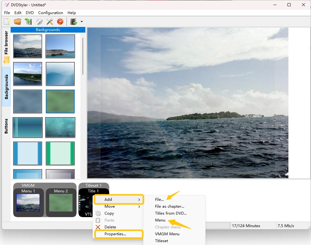 How to Convert MP4 to DVD Free with DVD Styler?