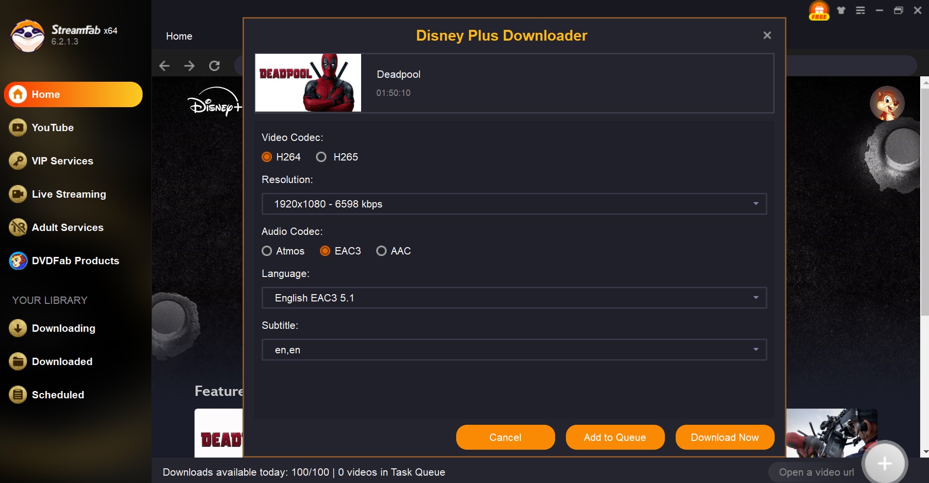 best disney plus downloader: streamfab