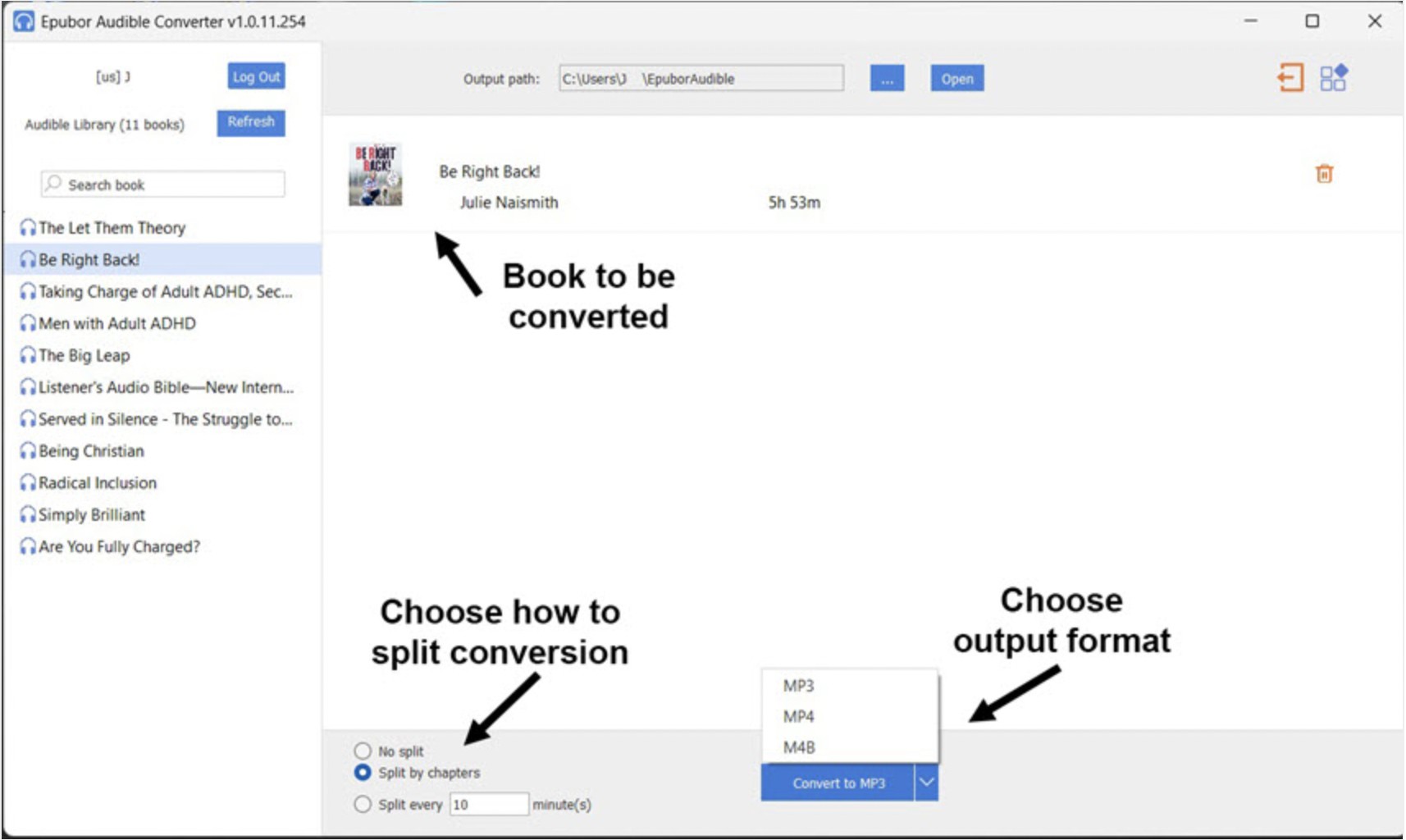 How to Use Epubor Audible Converter