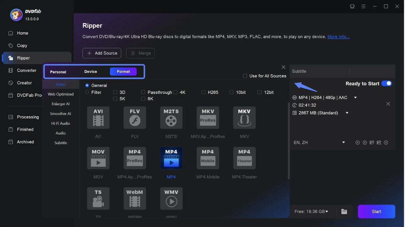 How to Rip DVD with DVDFab DVD Ripper