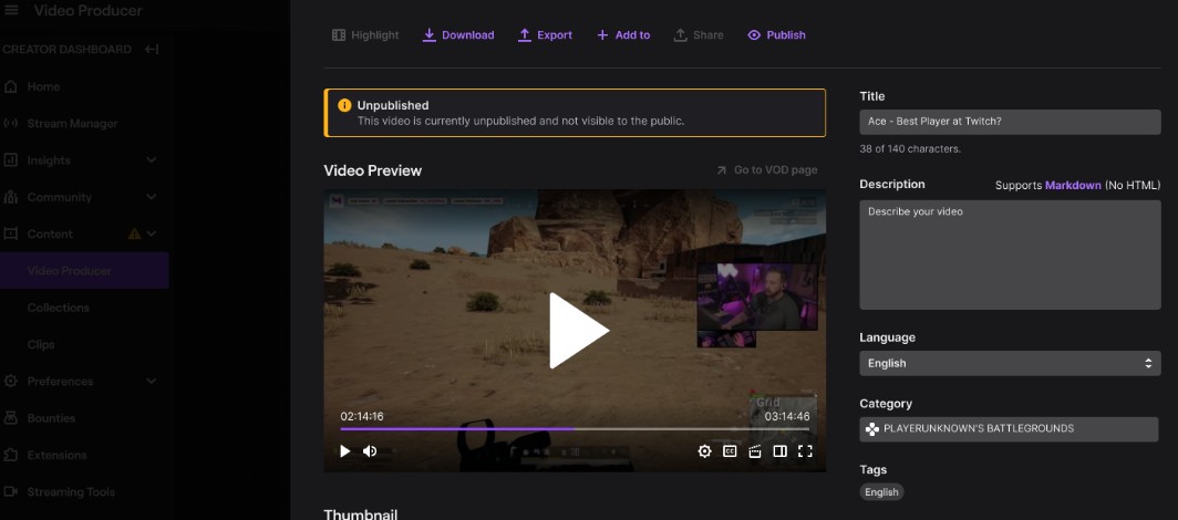 how to record twitch live stream