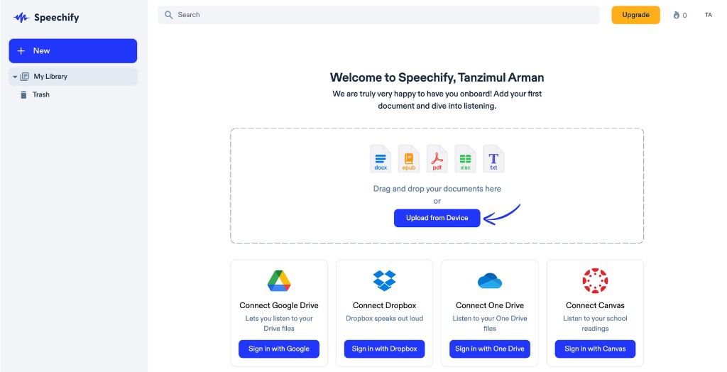 How to Use Speechify to Convert Text to Voice?