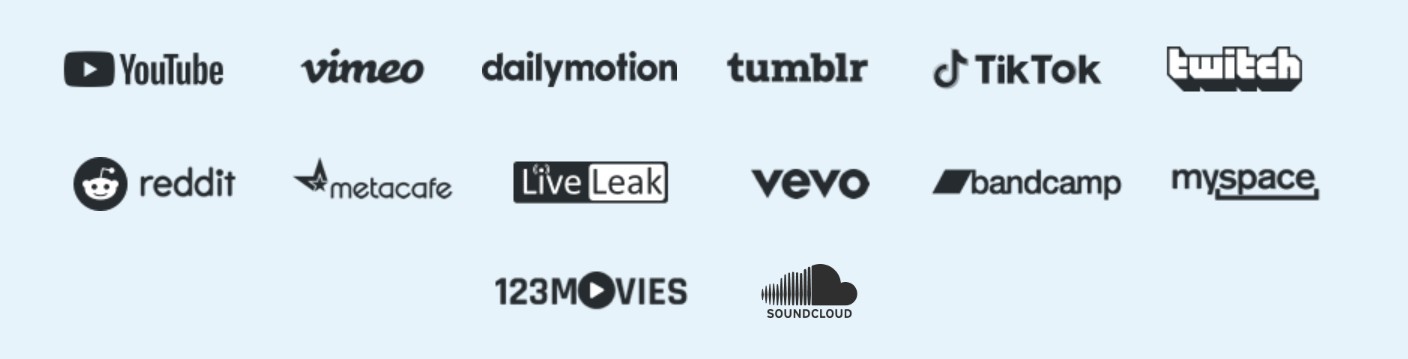 videoduke reviews: supported sites of videoduke