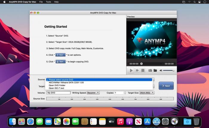 AnyMP4 DVD Copy 3.1.22 download | macOS