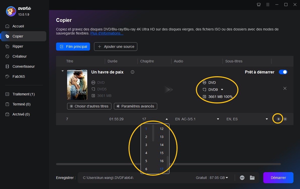 guide sur comment copier dvd sur PC windows 10