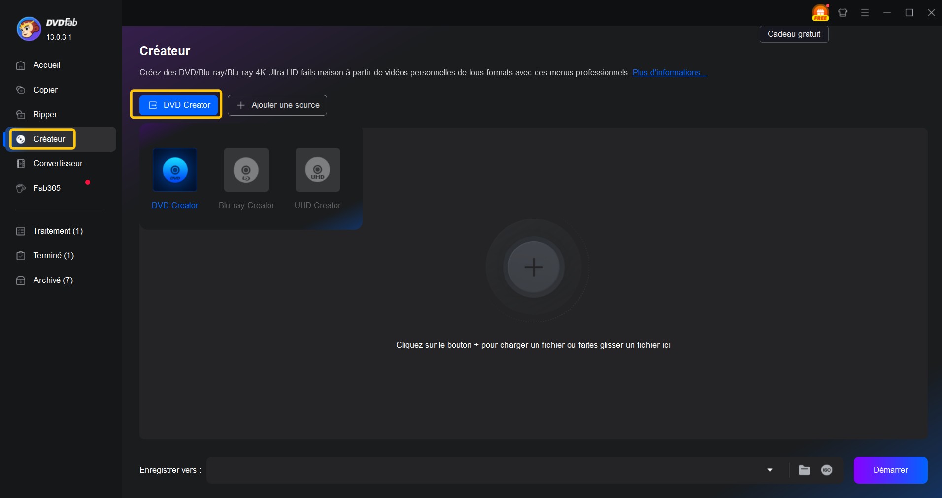 Gravez le clip musical sur DVD avec DVDFab DVD Creator