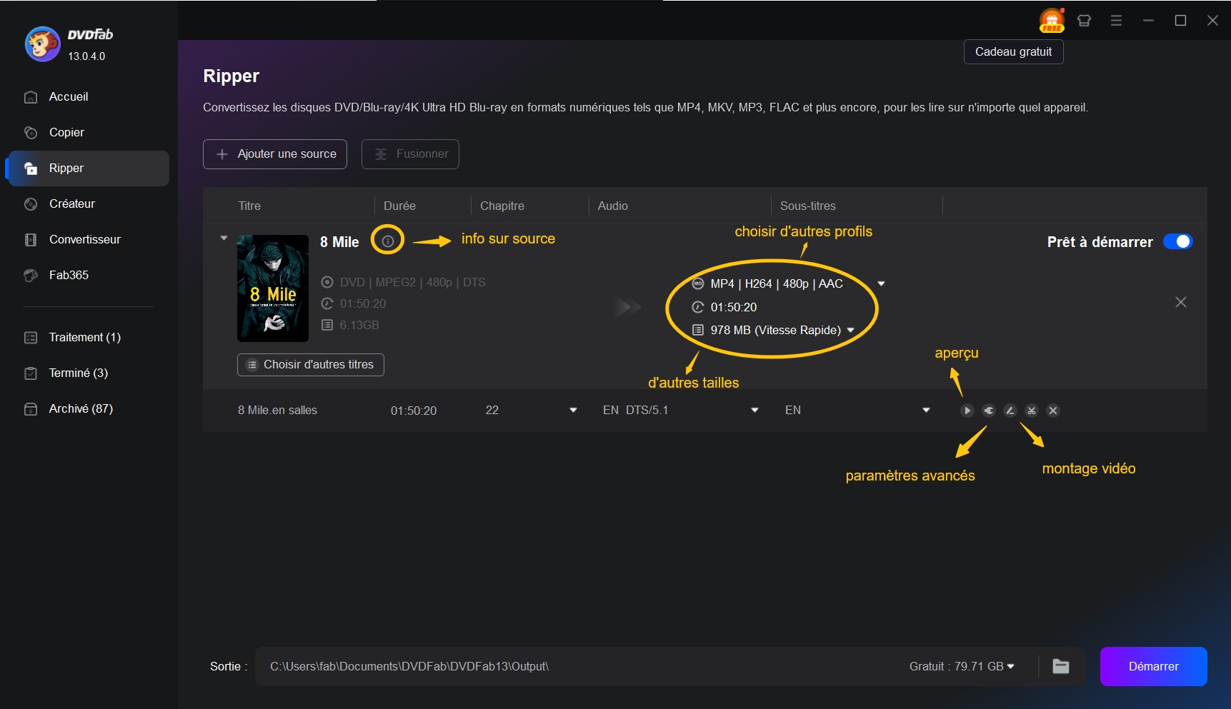 Comment ripper un DVD avec DVDab DVD Ripper