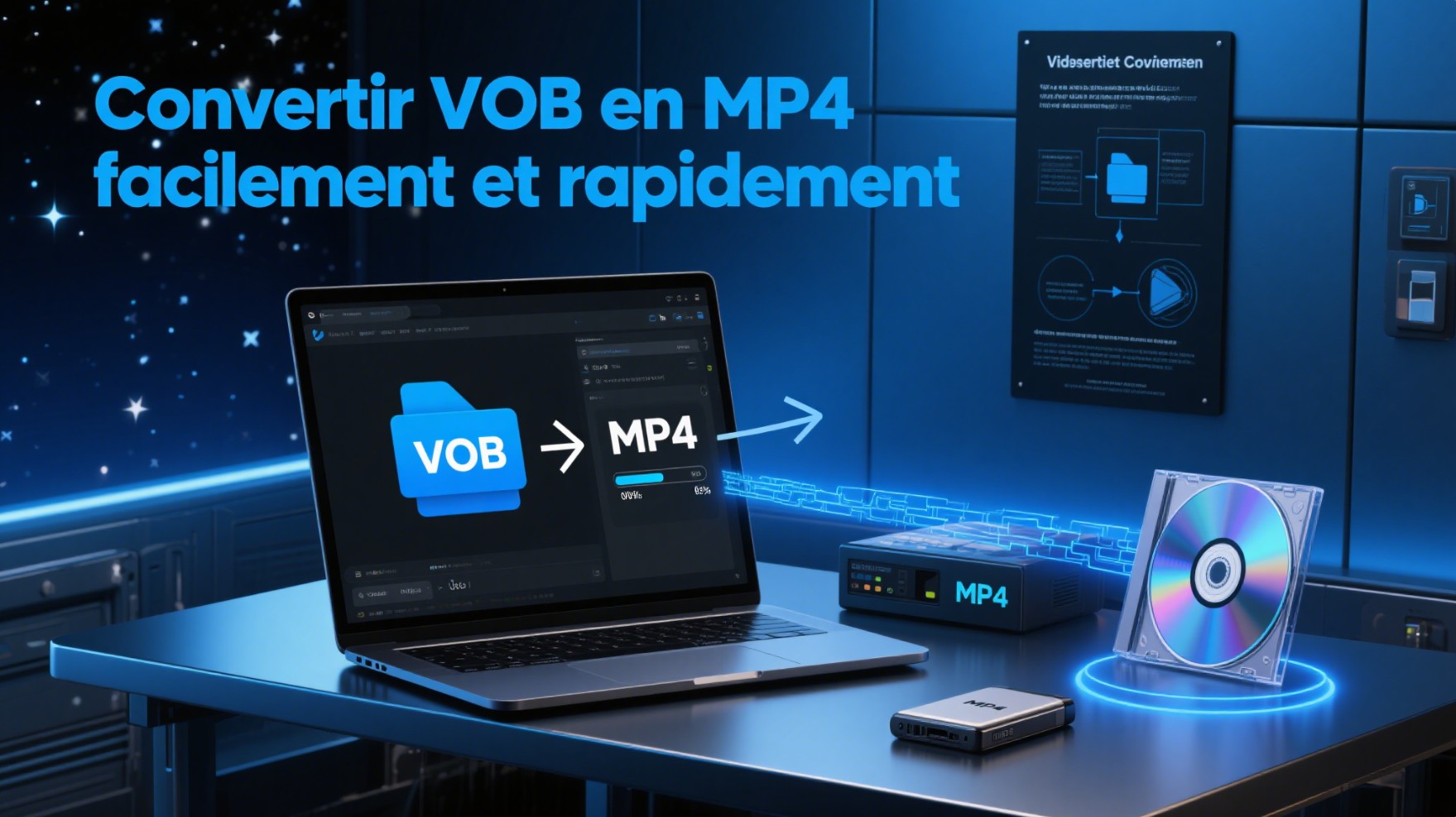 Convertir VOB en MP4 : Les 6 solutions fiables et rapides à essayer