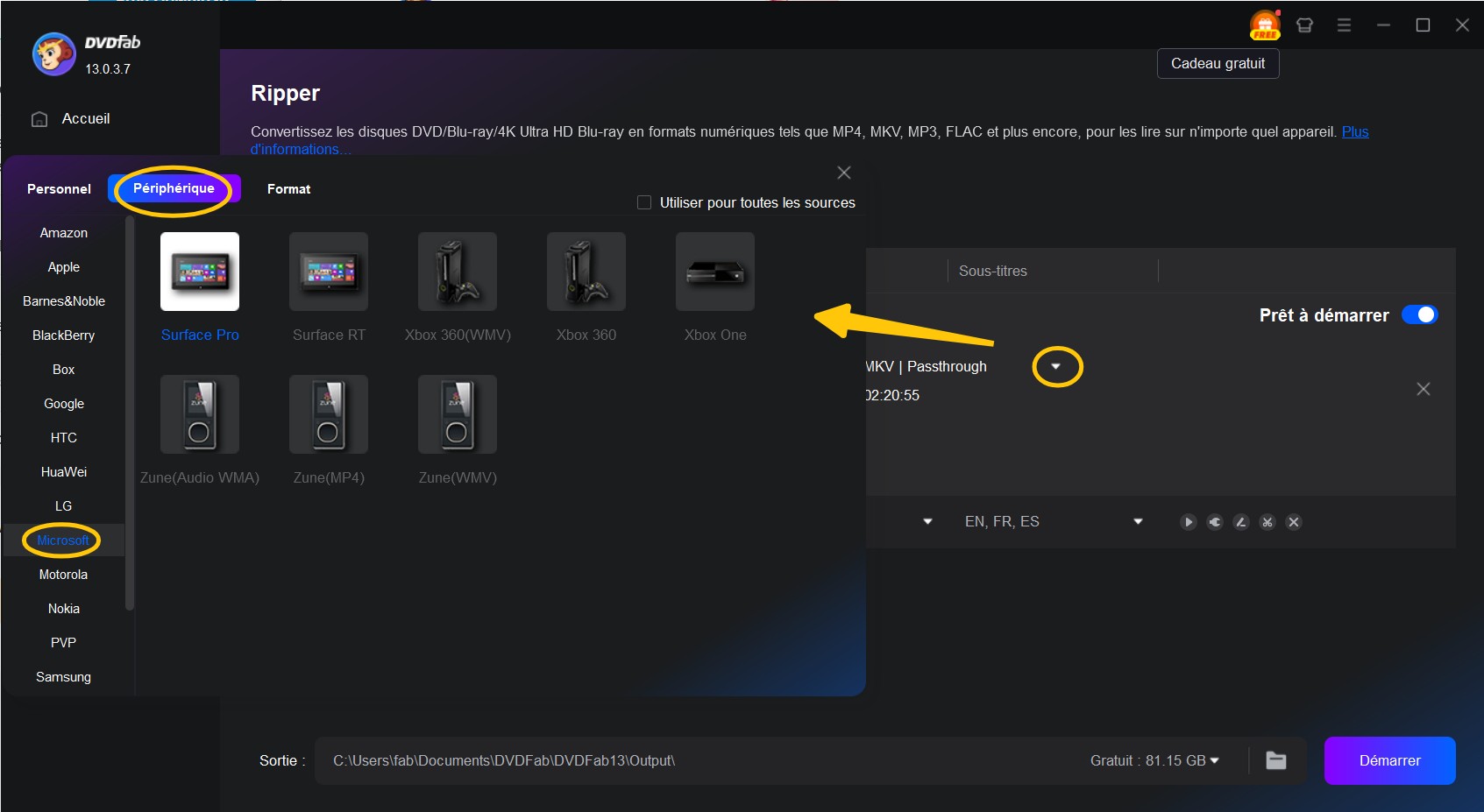 lecteur de disque s série xbox:Comment ripper un DVD avec cet outil :