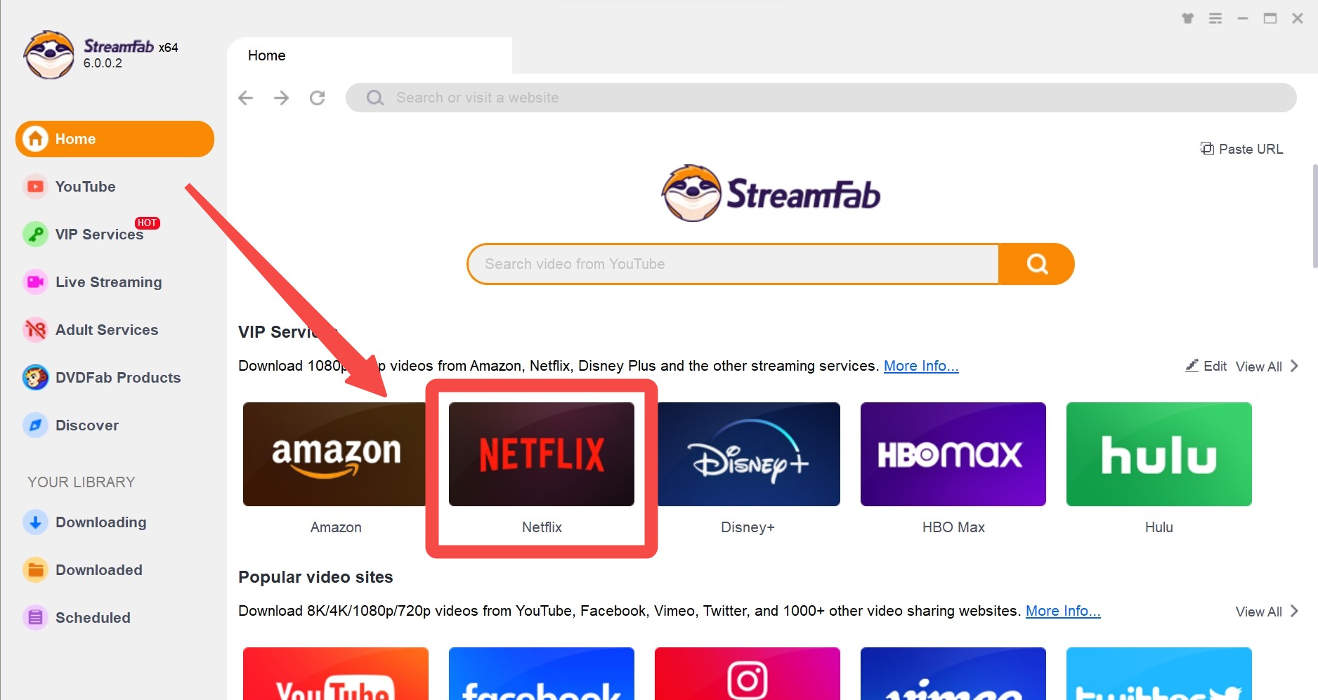 how to download Movies on Netflix on Macbook: streamfab