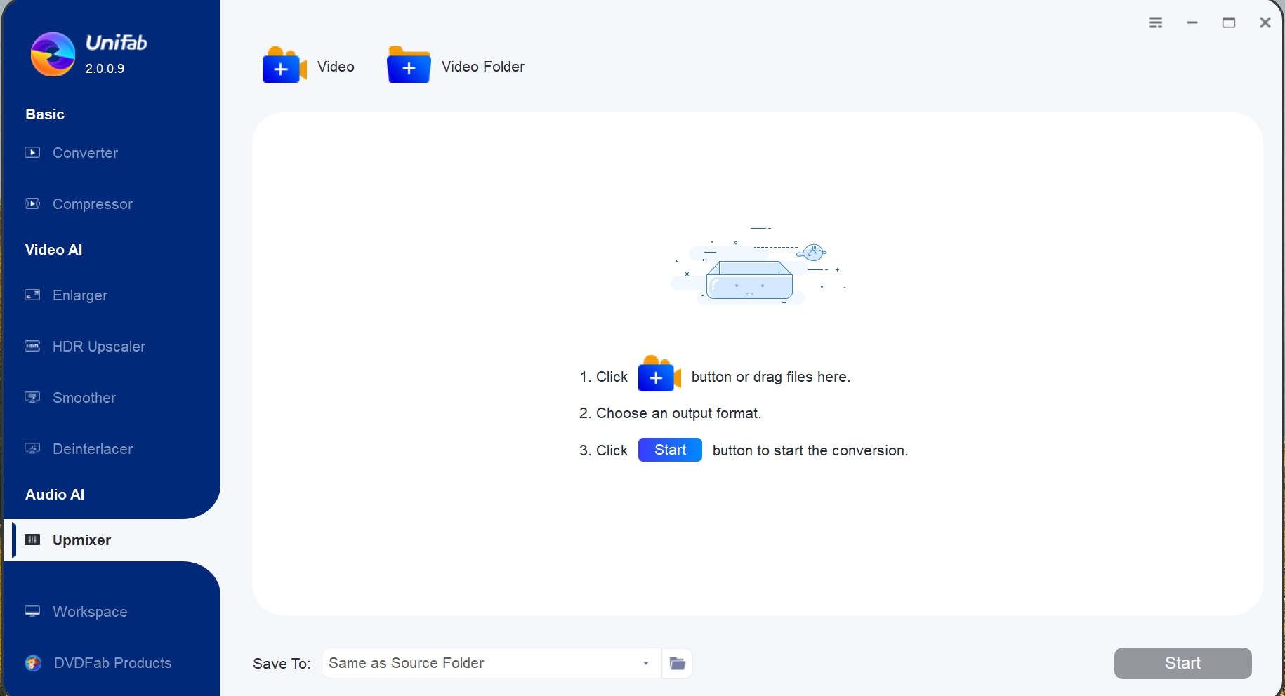 unifab audio upmix ai