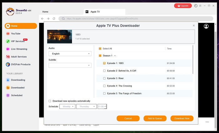 how to watch 1883:How to Download the 1883 TV Show from Apple TV Plus for Offline Viewing?