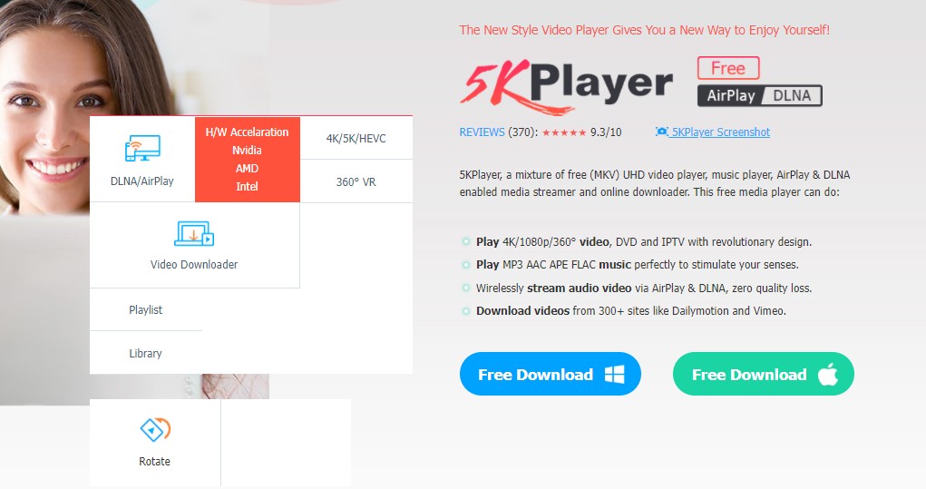 mov viewers:5KPlayer - High-resolution option for video formats for all devices