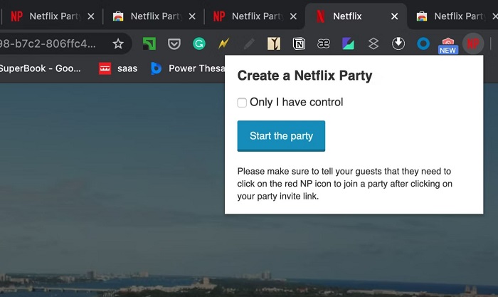 netflix party chrome extension:How To Host A Netflix Watch Party?