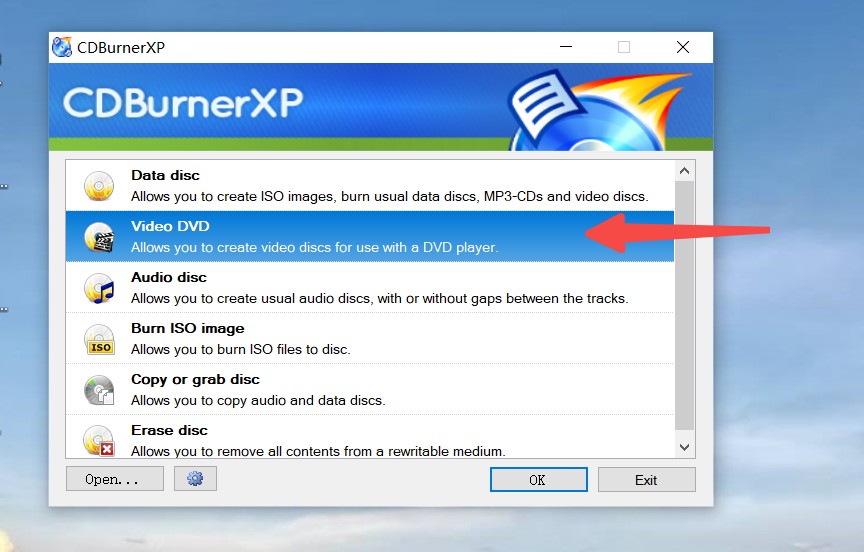 Free VLC Alternative: CDBurnerXP