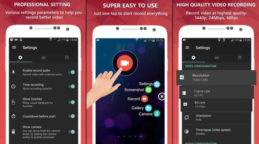 screen recorder for samsung: AZ Screen Recorder