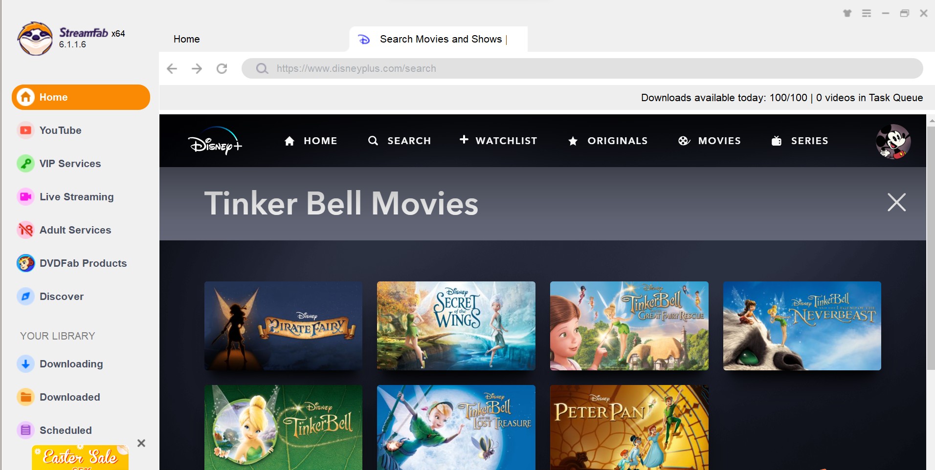 download Tinker Bell Movies full order