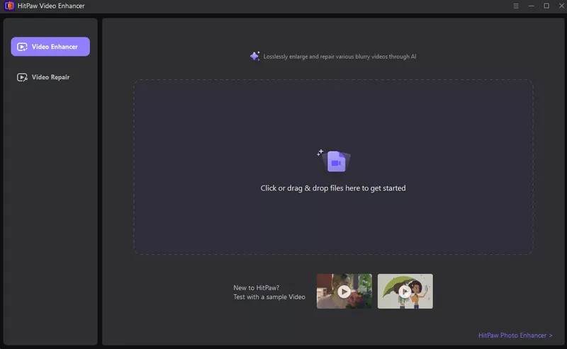 Download and launch HitPaw Video Enhancer AI