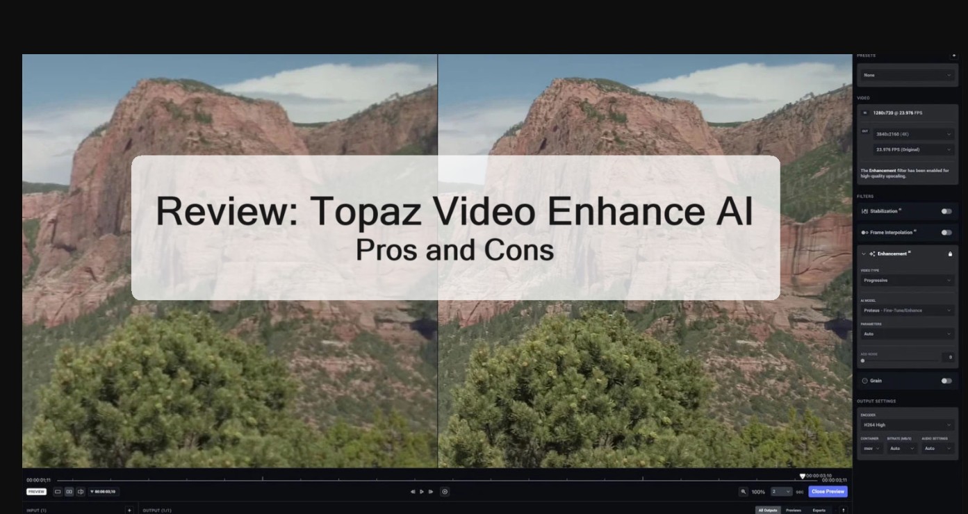 Topaz Video Enhance AI review: pros and cons