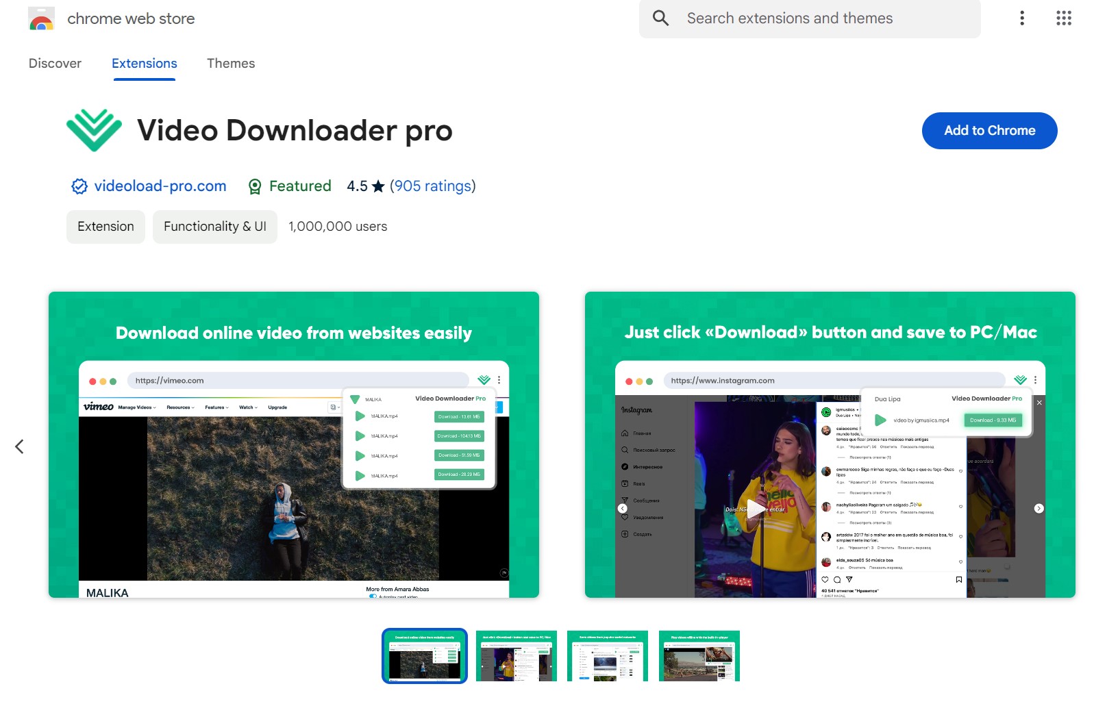 video downloader chrome