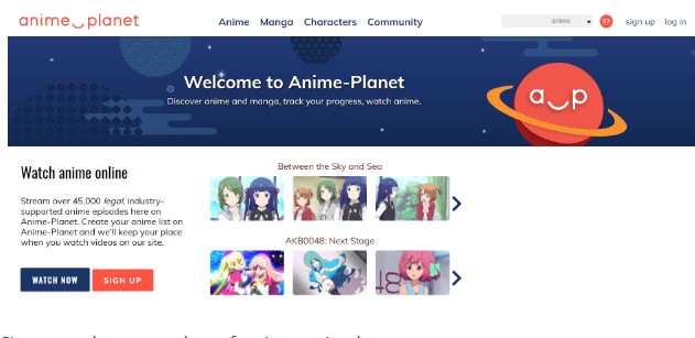 watch anime free online:10. Anime-Planet