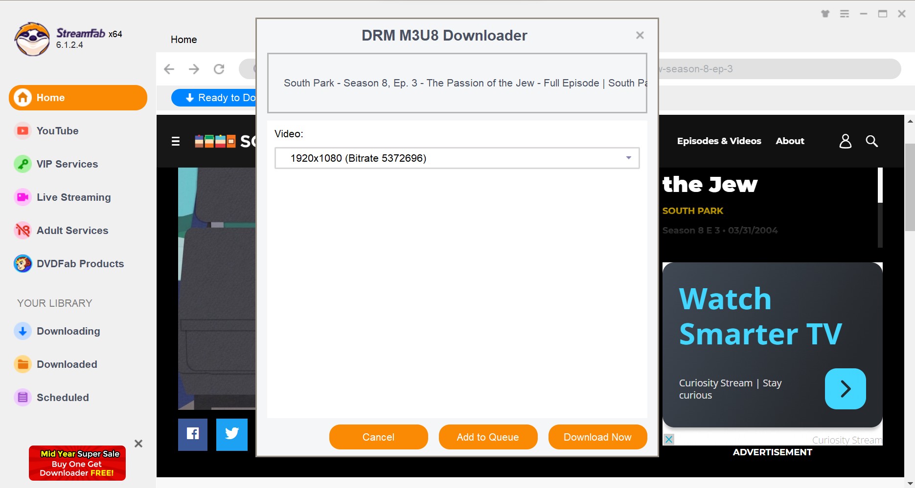 download streaming video with stream video downloader