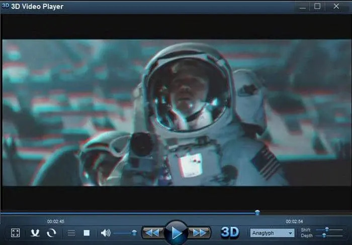 3D影片播放器：3D video player