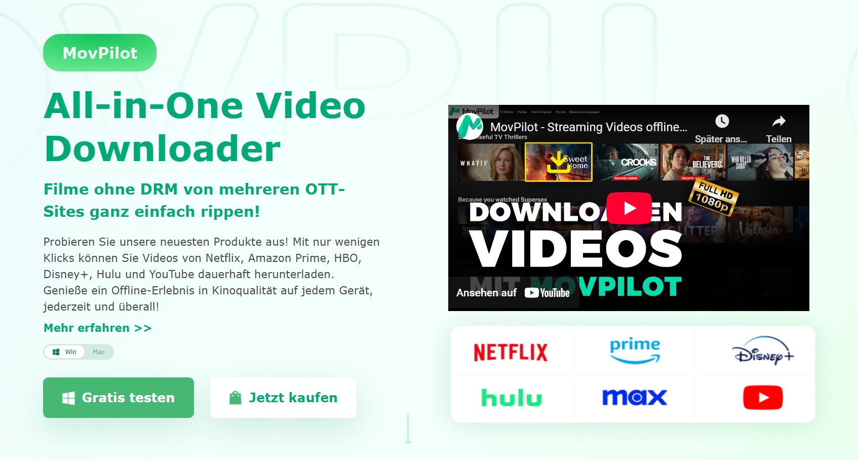 Empfehlung für ein Tool zum Entfernen von Video-DRM
