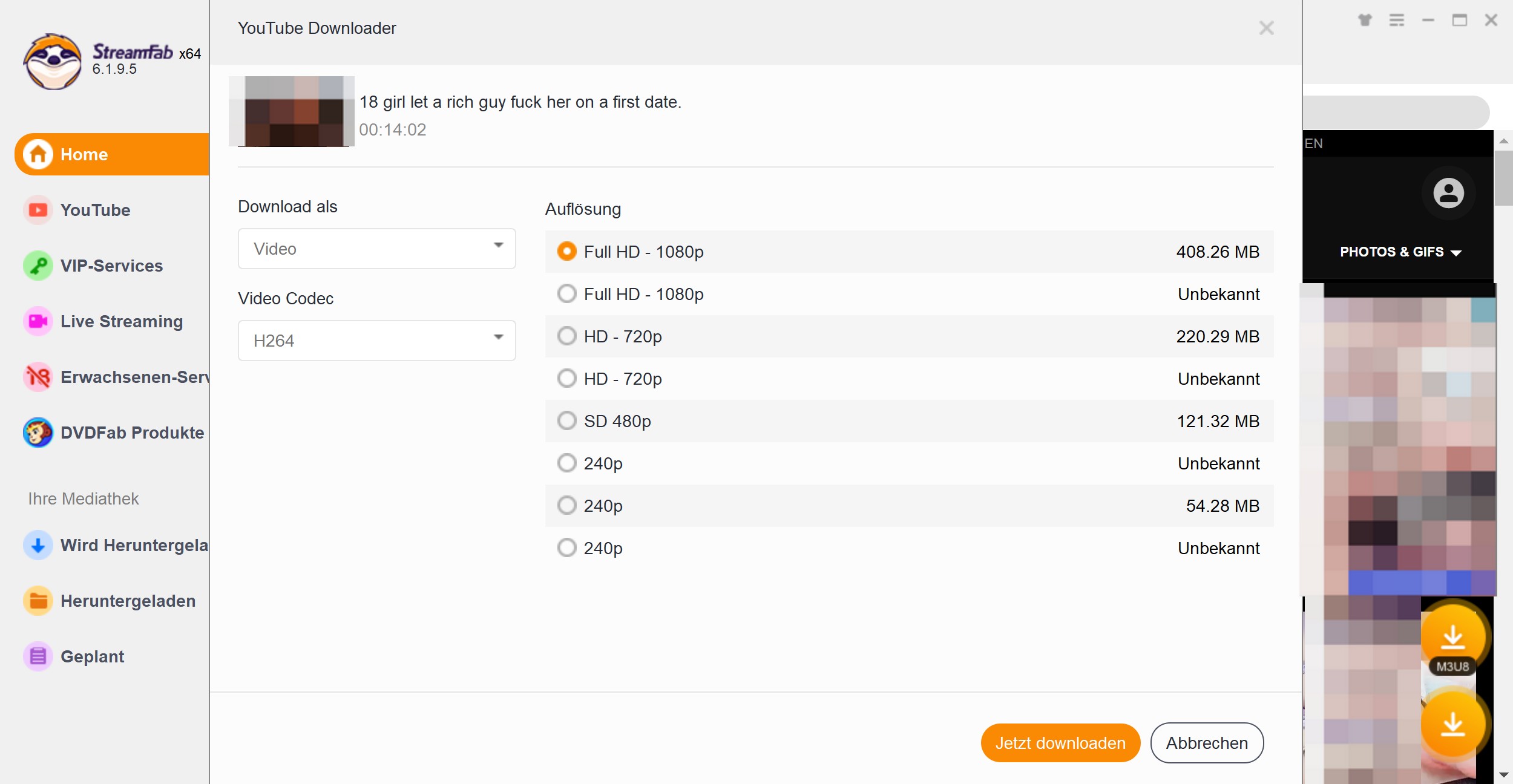 Erforderliche PC-Software zum Herunterladen von Pornhub VR Videos