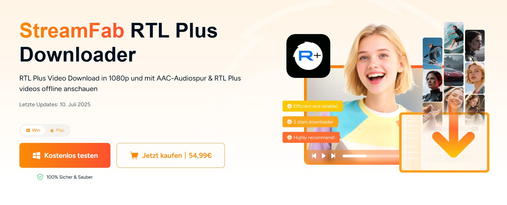 Beste Download-Software statt RTL Plus Video Aufnehmen