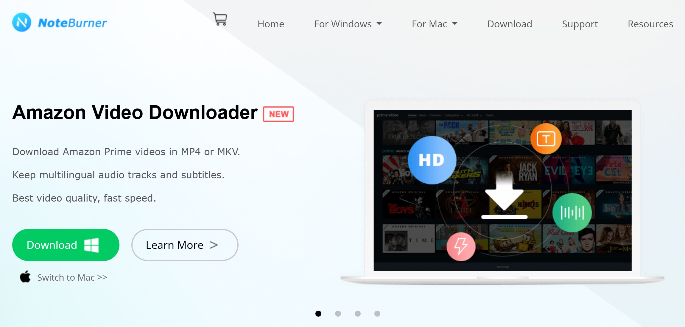 a safe alternative to anystream: noteburner