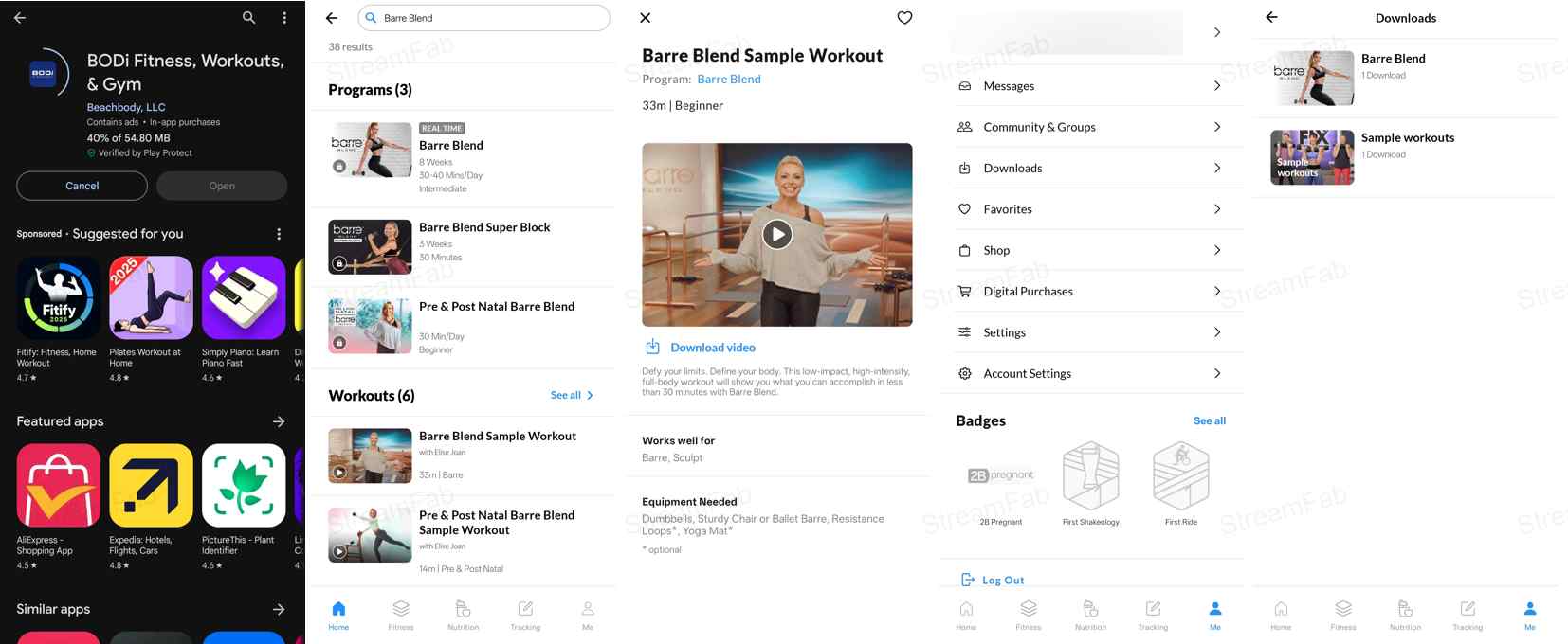 steps to download beachbody on demand videos with the app