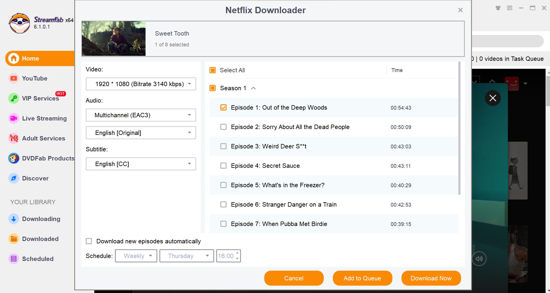 download sweet tooth season 2: Streamfab netflix downloader